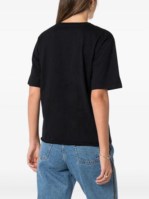 Saint Laurent logo-print T-shirt - Black