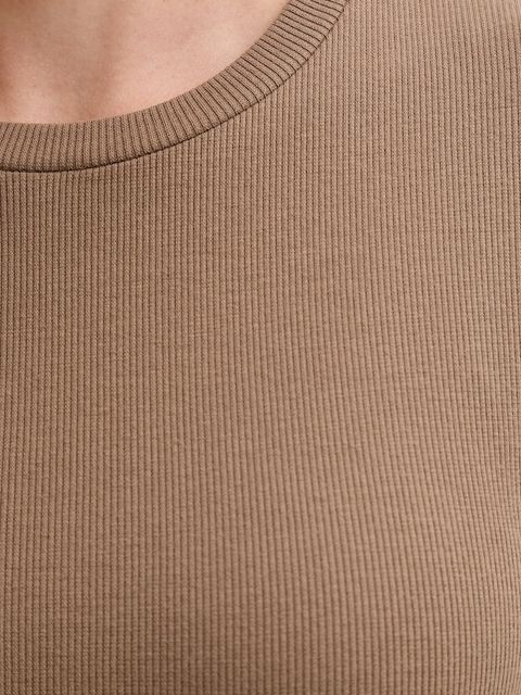 MUUV. t-shirt MUUV. x Answear damski kolor beżowy