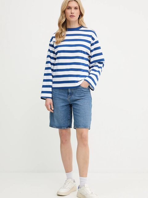 Marc O'Polo longsleeve bawełniany kolor granatowy 5000006526 - zdjęcie produktu nr 2