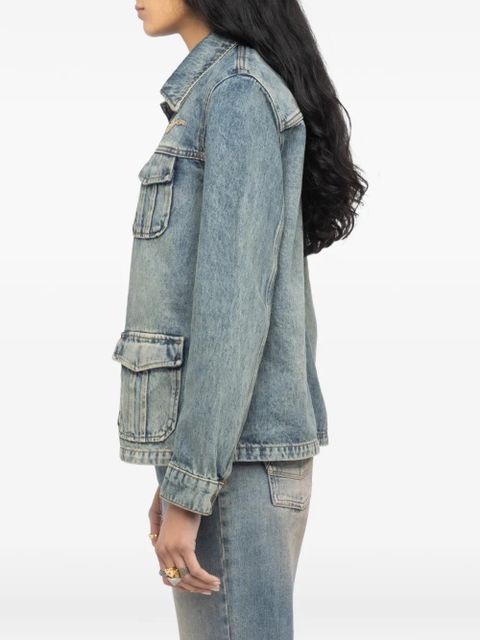 Zadig&Voltaire pocket denim jacket - Blue