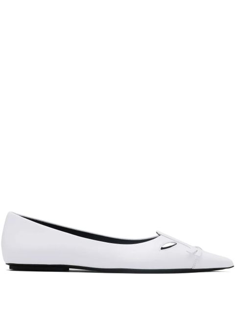Marc Jacobs The Leather Kat ballerina flats - White - zdjęcie produktu nr 1