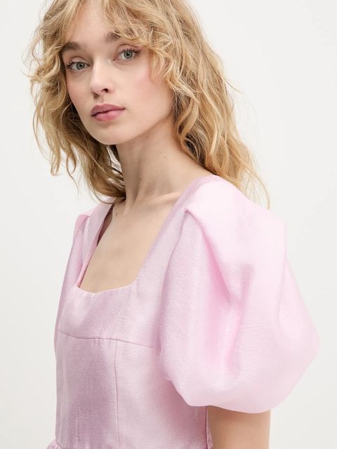 Stine Goya bluzka damska kolor różowy gładka SG-PF25-T073-2067