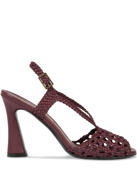 ETRO woven heeled sandals - Red - zdjęcie produktu nr 1