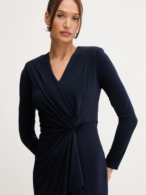 Pedro del Hierro sukienka kolor granatowy maxi prosta 6192934