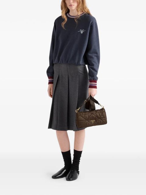 Prada padded Re-Nylon shoulder bag - Brown