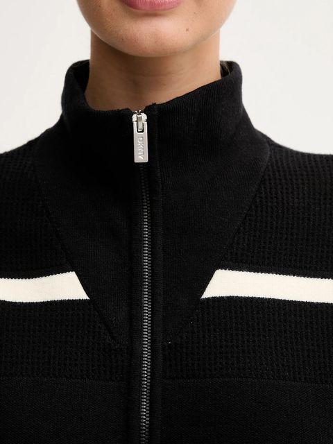 Dkny kardigan damski kolor czarny DP5R0756