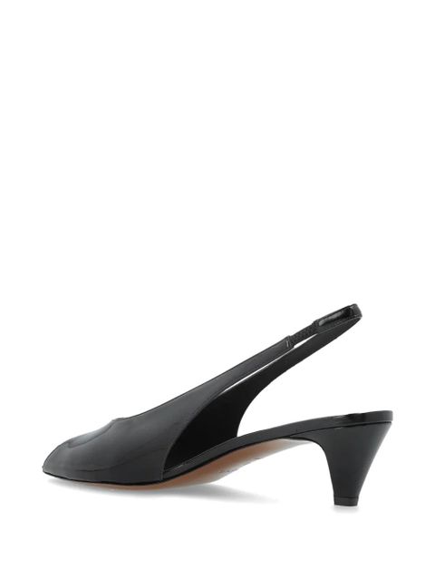 NEOUS Hamal peep-toe slingback pumps - Black