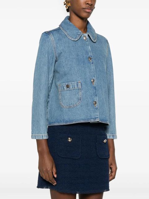 Ba&Sh Tiny denim jacket - Blue - zdjęcie produktu nr 2