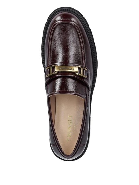 TWINSET 45mm buckle-detail loafers - Brown