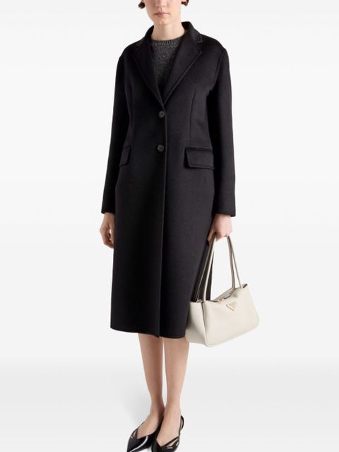 Prada single-breasted coat - Black - zdjęcie produktu nr 2