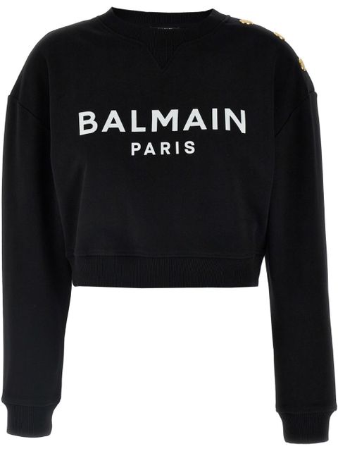 Balmain logo sweatshirt - Black - zdjęcie produktu nr 1
