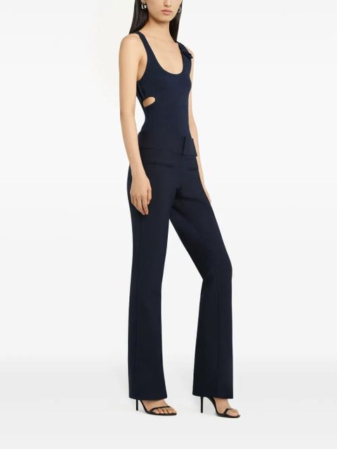 Courrèges bootcut trousers - Blue - zdjęcie produktu nr 2