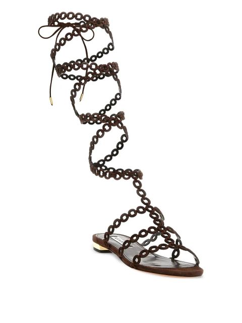 Aquazzura Infinity Chain Gladiator sandals - Brown - zdjęcie produktu nr 2