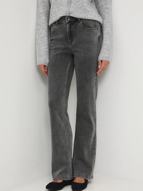 Medicine jeansy damskie kolor szary - zdjęcie produktu nr 2