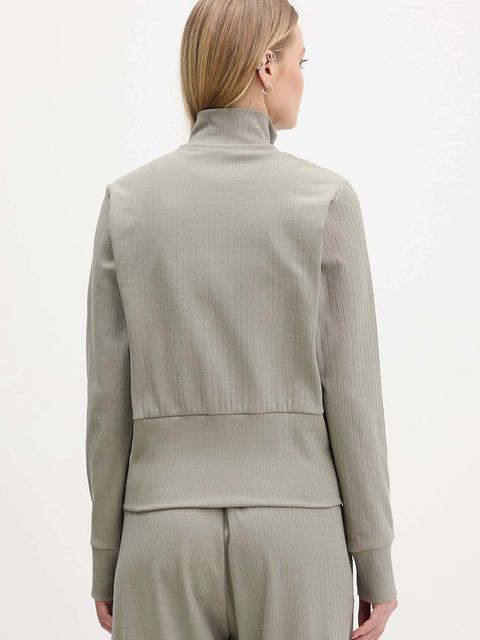 adidas bluza All Szn Winterized damska kolor szary gładka JW7435