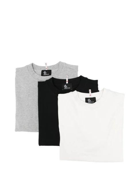 Moncler Grenoble logo T-shirt set (set of three) - White - zdjęcie produktu nr 1