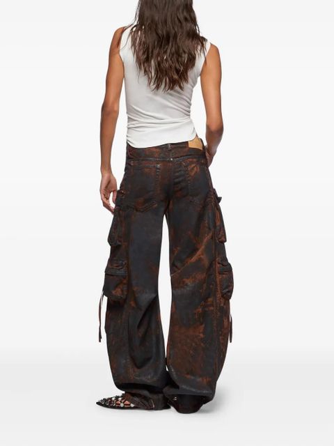 The Attico cargo pocket trousers - Brown