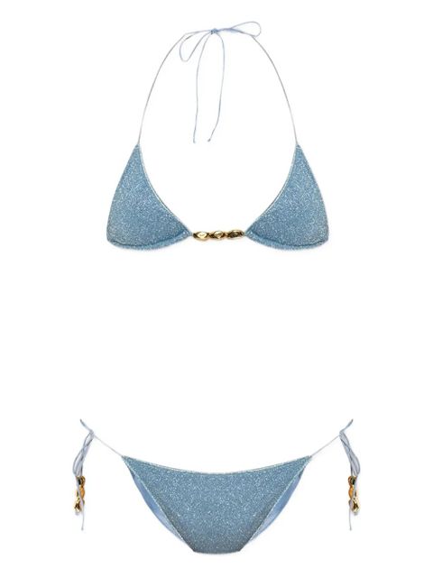 Oséree glitter-detailing bikini - Blue - zdjęcie produktu nr 1