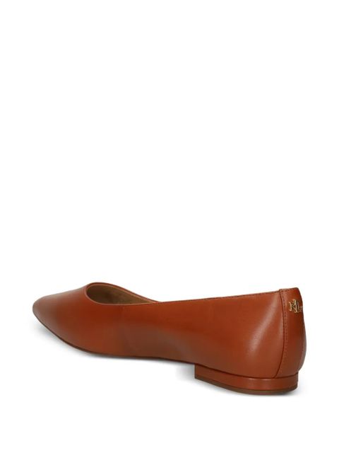 Lauren Ralph Lauren pointed ballet flats - Brown