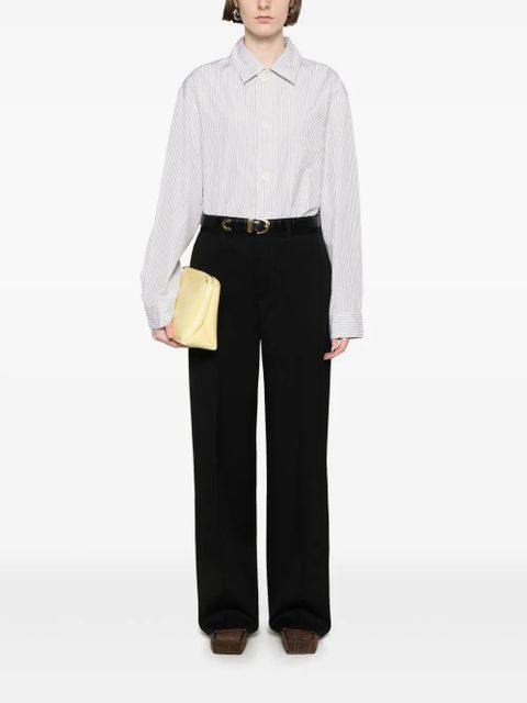 Jil Sander virgin-wool gabardine trousers - Black - zdjęcie produktu nr 2