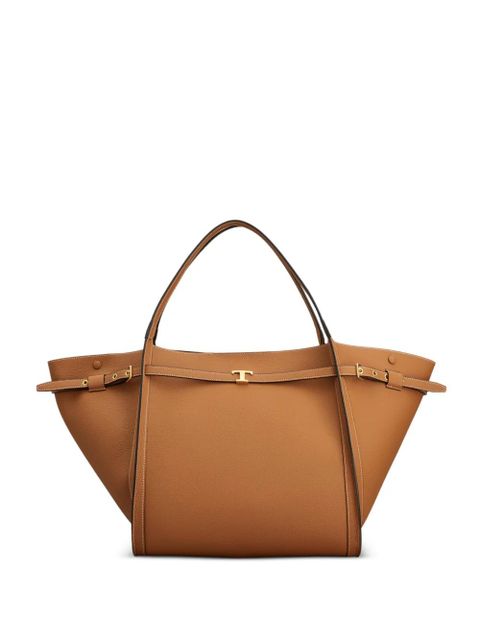 Tod's leather small tote bag - Brown - zdjęcie produktu nr 1