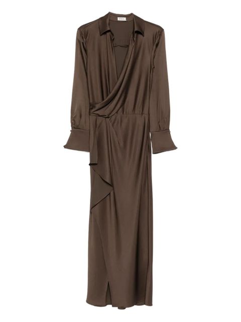 Simkhai wrap-front maxi dress - Brown - zdjęcie produktu nr 1