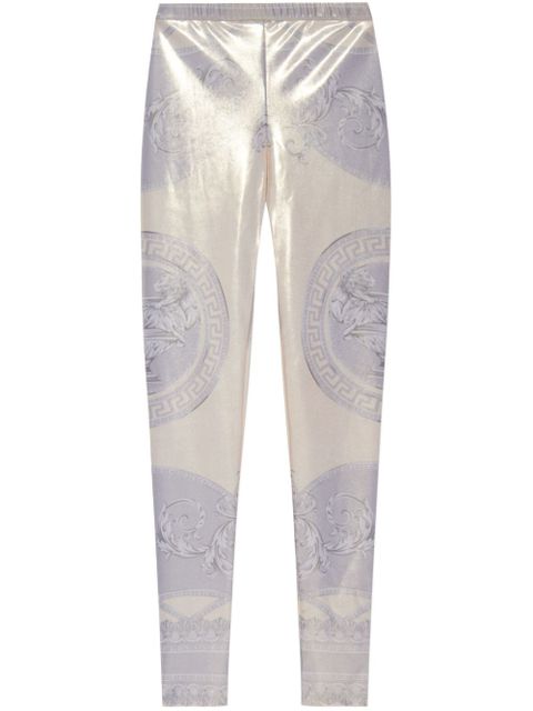 Versace La Coupe des Dieux-print leggings - Gold - zdjęcie produktu nr 1