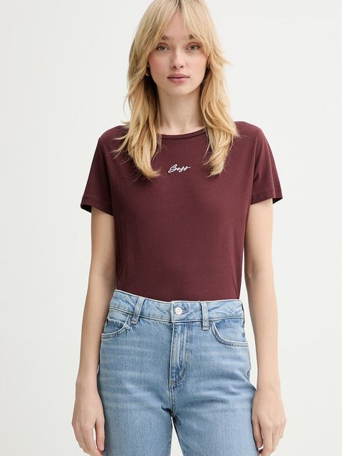 BOSS Orange t-shirt bawełniany C Elove embro - zdjęcie produktu nr 2