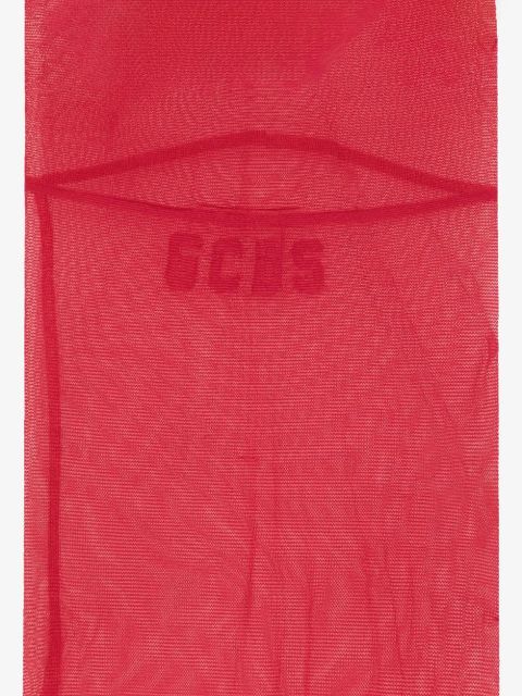GCDS semi-sheer tights - Red - zdjęcie produktu nr 2
