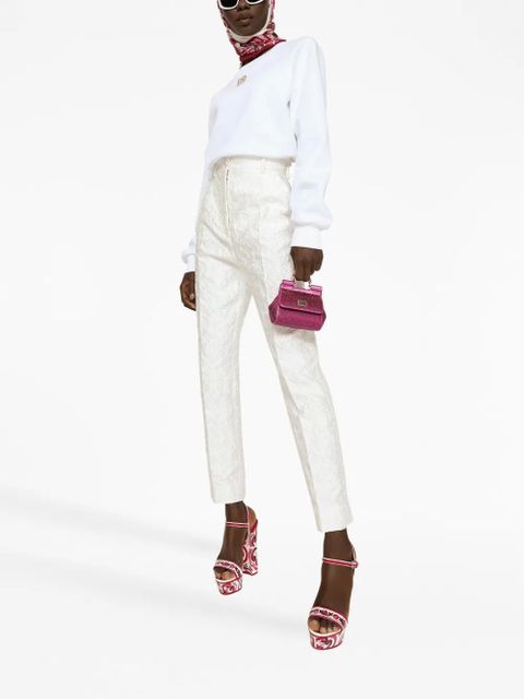 Dolce & Gabbana mini Sicily rhinestone-embellished tote bag - Pink