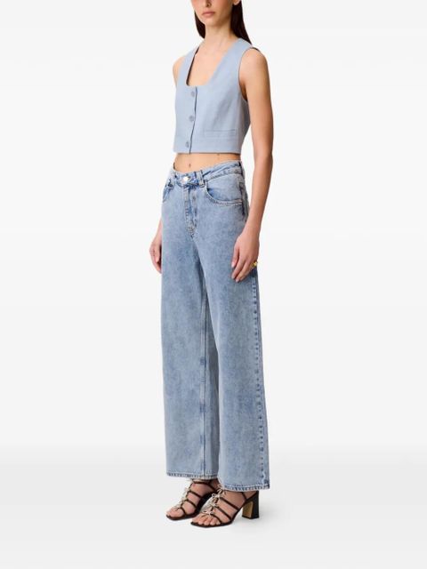 Claudie Pierlot buttoned vest - Blue - zdjęcie produktu nr 2