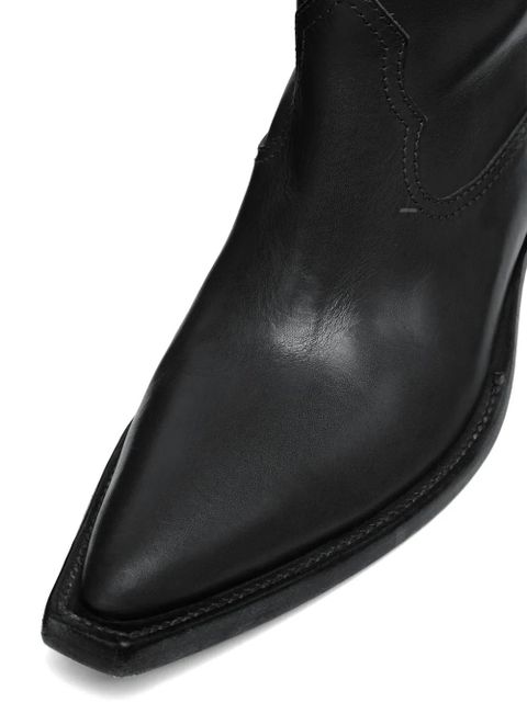 Maison Margiela pointed leather boots - Black