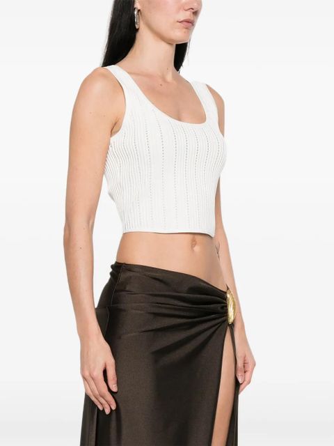 Simkhai square-neck tank top - White