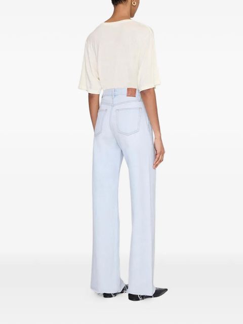 ANINE BING Margo short-sleeved T-shirt - Neutrals