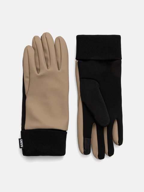 Rains rękawiczki 16720 Gloves kolor beżowy 16720 - zdjęcie produktu nr 1