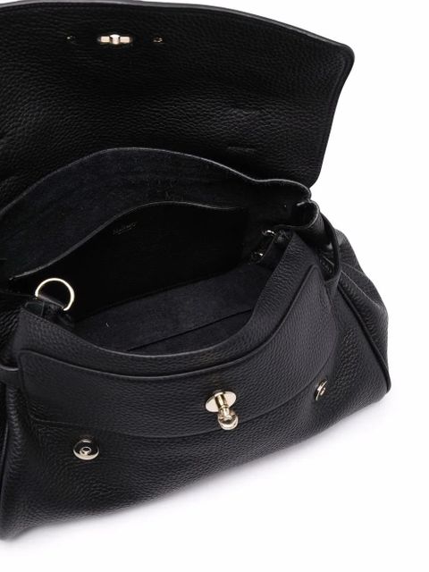 Mulberry Alexa braided handle buckle tote bag - Black