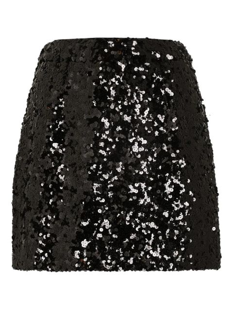 Dolce & Gabbana sequined mini skirt - Black - zdjęcie produktu nr 1