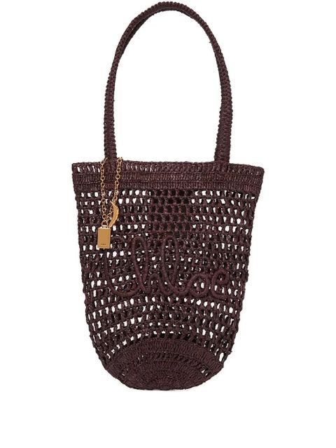 Chloé small Summer Banana tote bag - Red - zdjęcie produktu nr 2