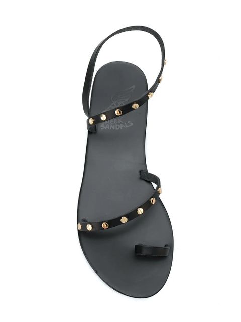 Ancient Greek Sandals Apli studded sandals - Black