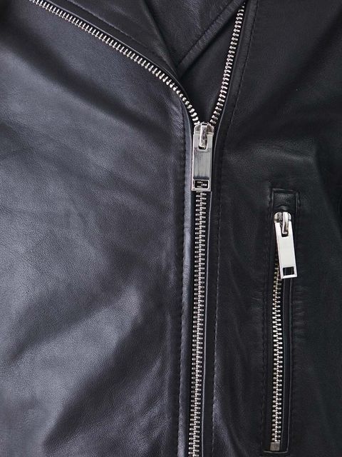 Medicine kurtka skórzana damska kolor czarny przejściowa