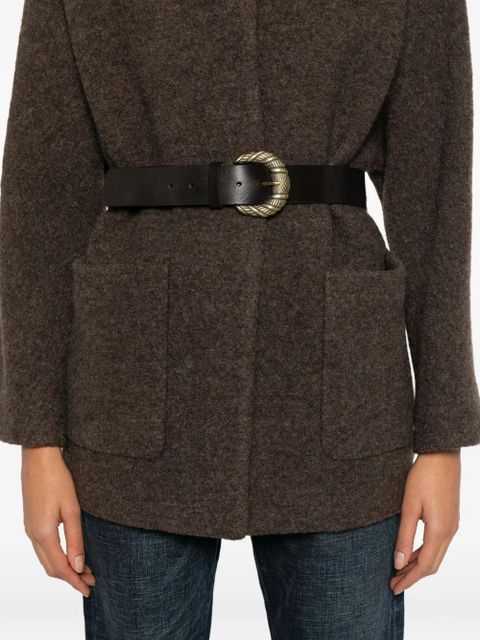 Ba&Sh Claudy belted coat - Brown
