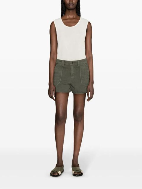 Zadig&Voltaire Sei twill mini shorts - Green - zdjęcie produktu nr 2