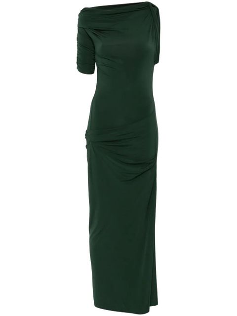 Jacquemus The Drapeado midi dress - Green - zdjęcie produktu nr 1