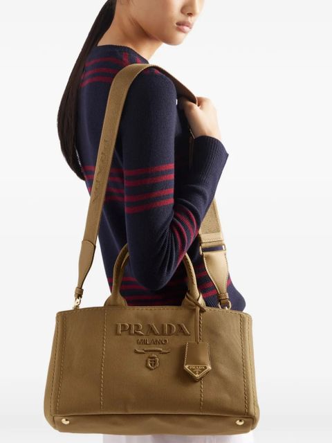 Prada large Jardinière tote bag - Brown