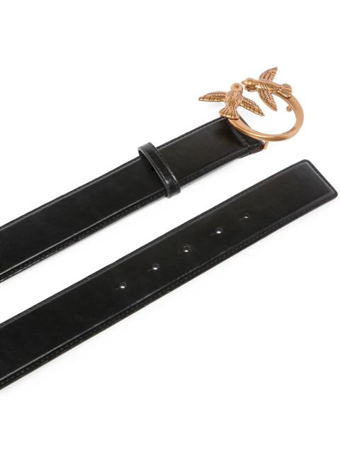 PINKO bird buckle belt - Black