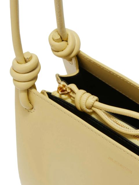 Jil Sander small Giro leather crossbody bag - Yellow