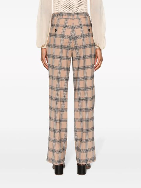 ZIMMERMANN Luminosity checked tailored trousers - Neutrals