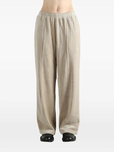 Alexander Wang embellished track pants - Neutrals