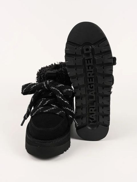 Karl Lagerfeld śniegowce SKYLAR kolor czarny KL48632