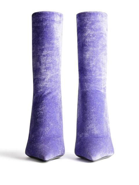 Balenciaga Knife 110mm ankle boots - Purple